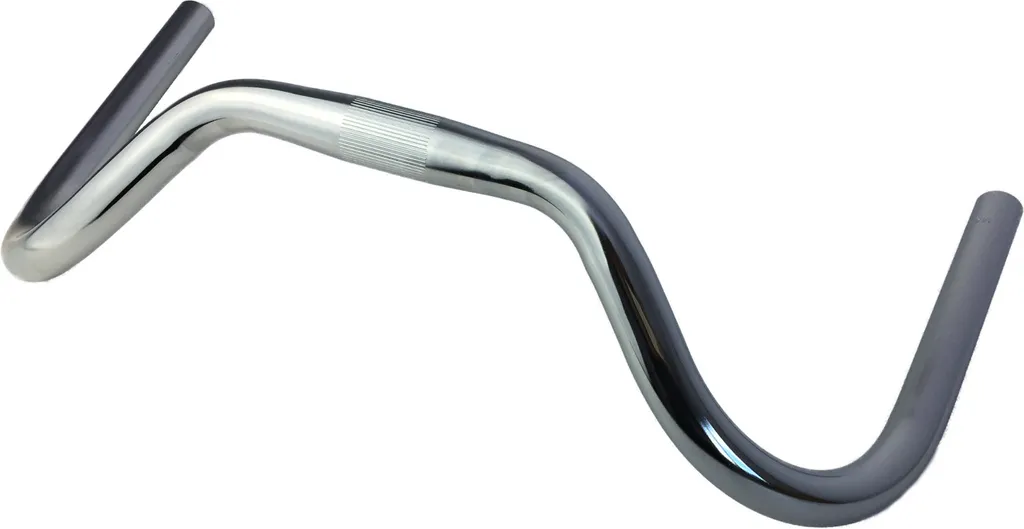 Guidon de Vélo Courbé Urban Upright Boardtracker en Acier Chromé