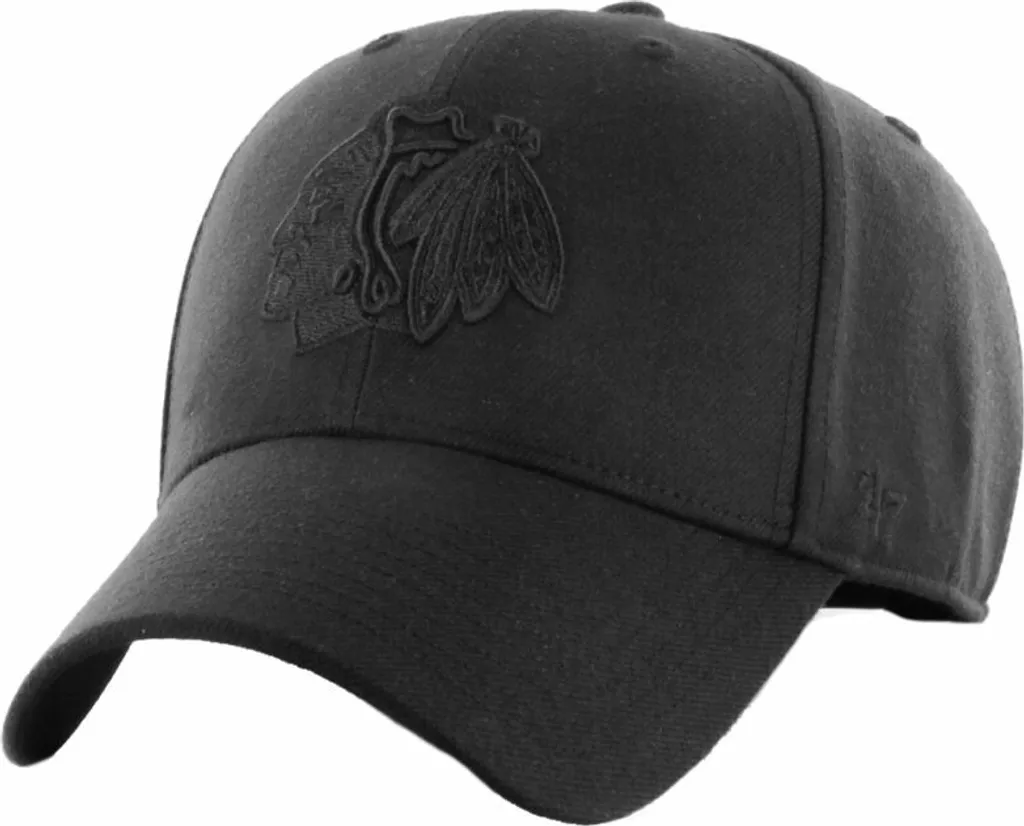Casquette de Baseball NHL Chicago Blackhawks Noire MVP en Taille 61