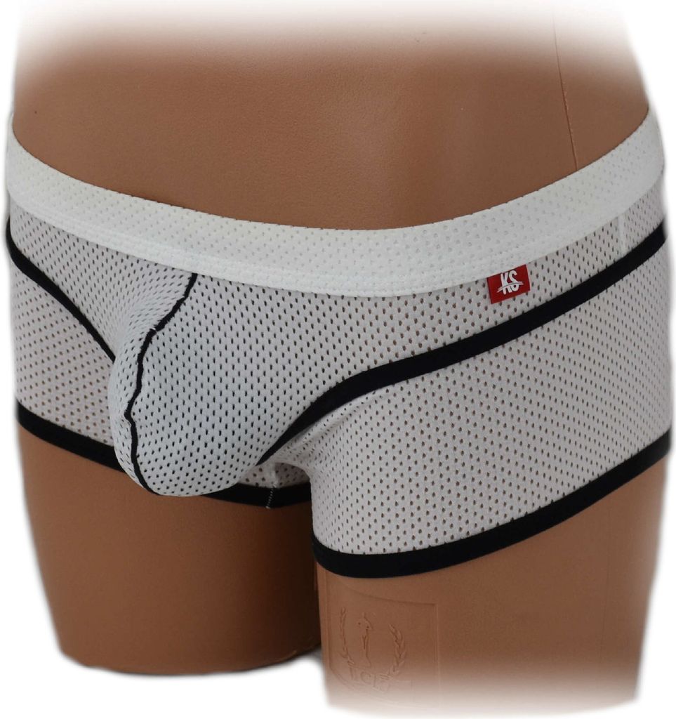 String-Pants zweifarbig angesetzt