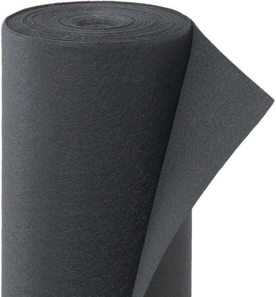 Unkrautvlies UKV 150 schwarz aus Polypropylenfasern 1x50m Rolle