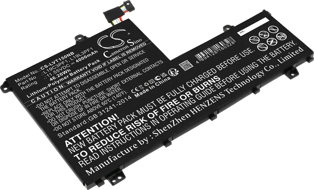 Batterie de secours Lenovo ThinkBook 14 15 pour télétravail et voyages PC