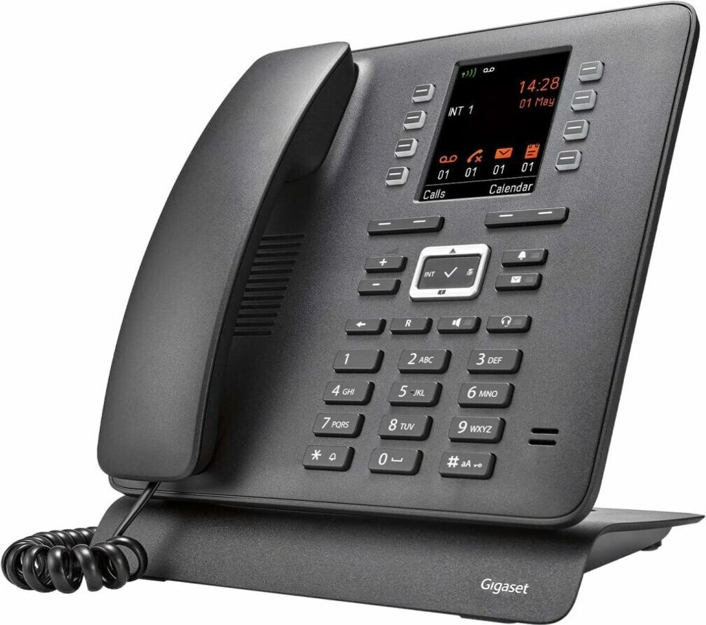 Stolní telefon Gigaset T480HX černý s barevným displejem Obrázek produktu 
