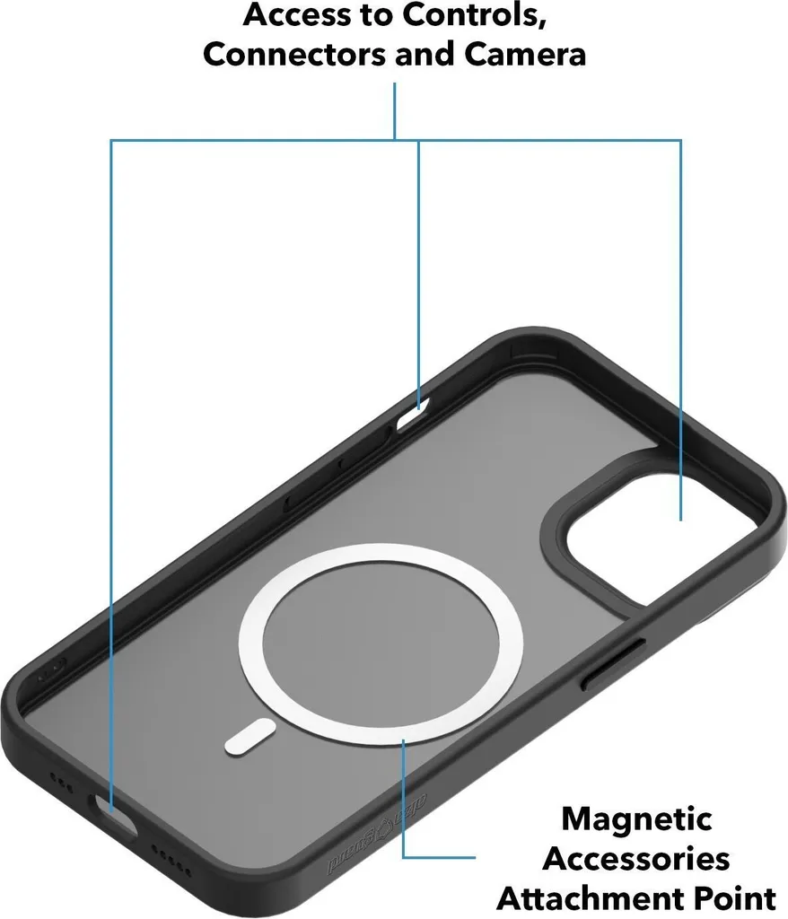 AlzaGuard Matte Cover iPhone 14 MagSafe Nera - Semplice e Forte - 3