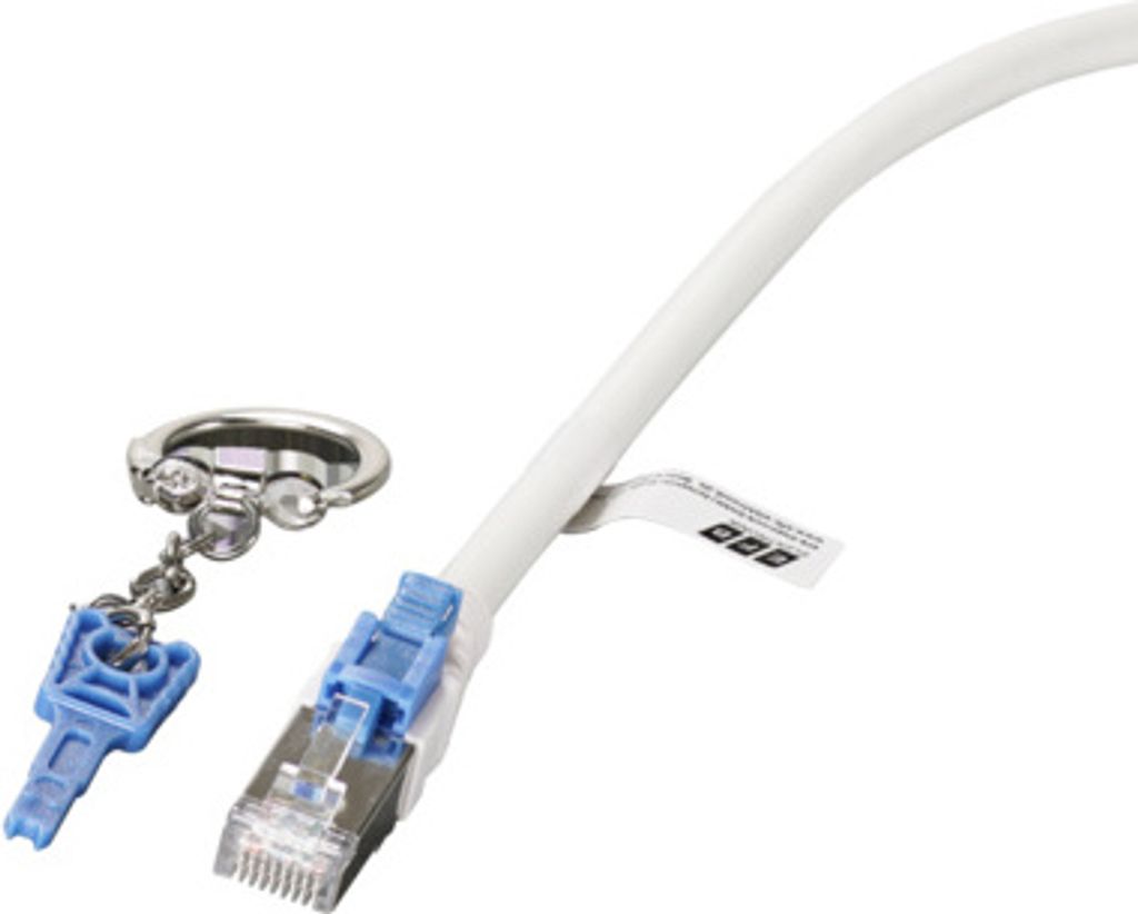 EFB Elektronik K5539.S, Kabel-Sicherheitsschloss, Silber, Cat6a, RJ-45, 1 Stück(e)