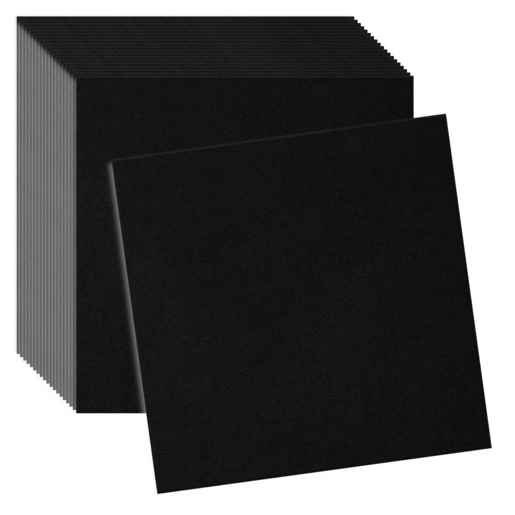 3D Wandpaneele Schwarz 20 Stück / 5 m² | Deckenpaneele aus Produktbild 