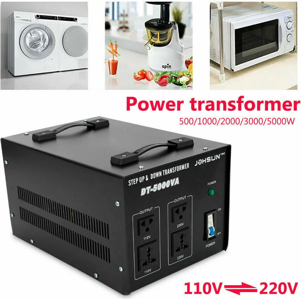 Transformateur 5000W pour utiliser votre Électroménager US 110V sur du 220V - 14