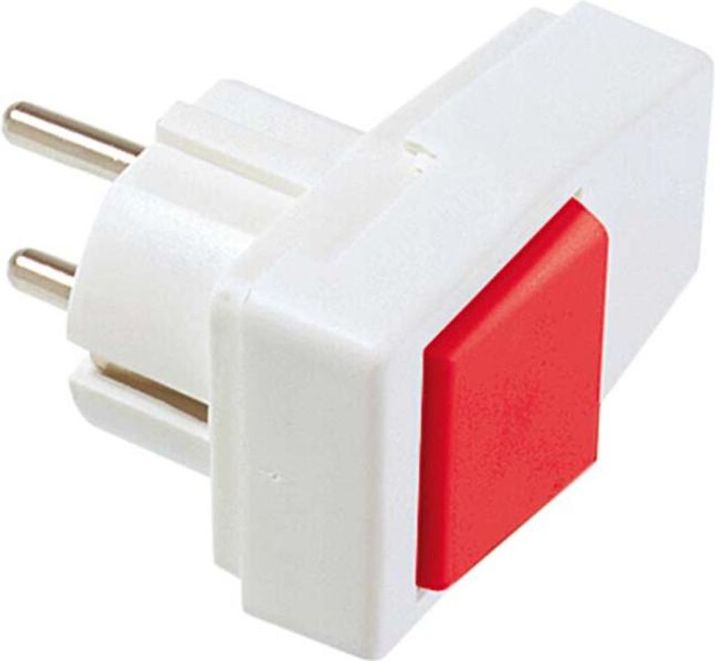 BACHMANN Schutzkontaktstecker, mit Wippenschalter Produktbild 
