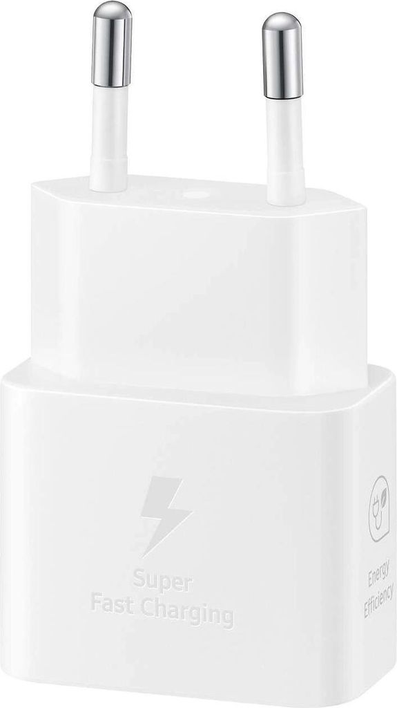 Samsung USB-C chargeur 25W sans câble de données blanc Image du produit 