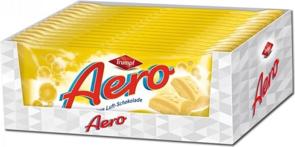 15x AERO LUFT-SCHOKOLADE weiss 100Gg Tafel