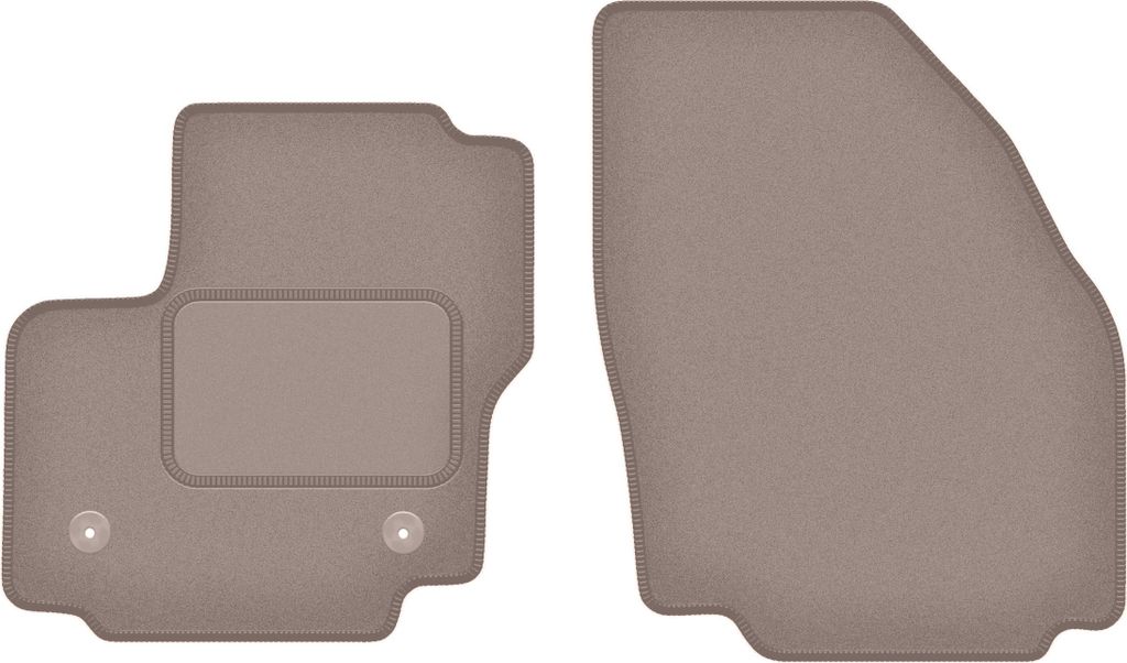 Autoteppiche vorne für: Ford S-Max Mk1 Minivan (2012-2015) Beige