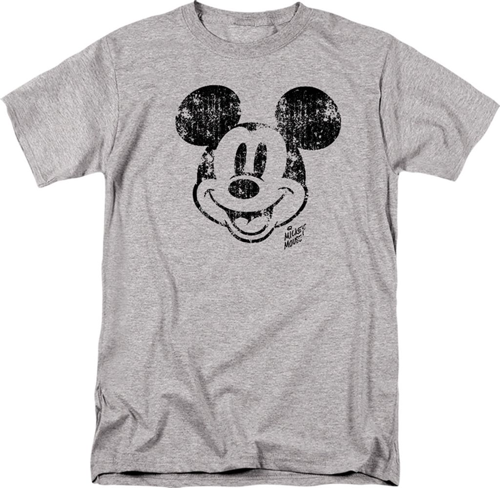 Disney - T-Shirt Used-Look für Herren TV2943 (3XL) (Grau)