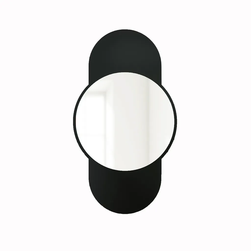 Miroir Mural Robuste Noir 60x106 cm - Solution Déco Durable et Chic - 3