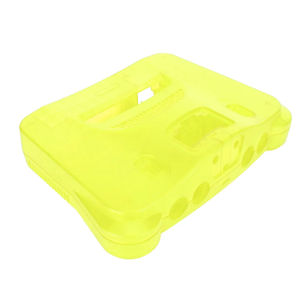 Coque de remplacement translucide pour console de jeu rétro N64 - Gris - 5
