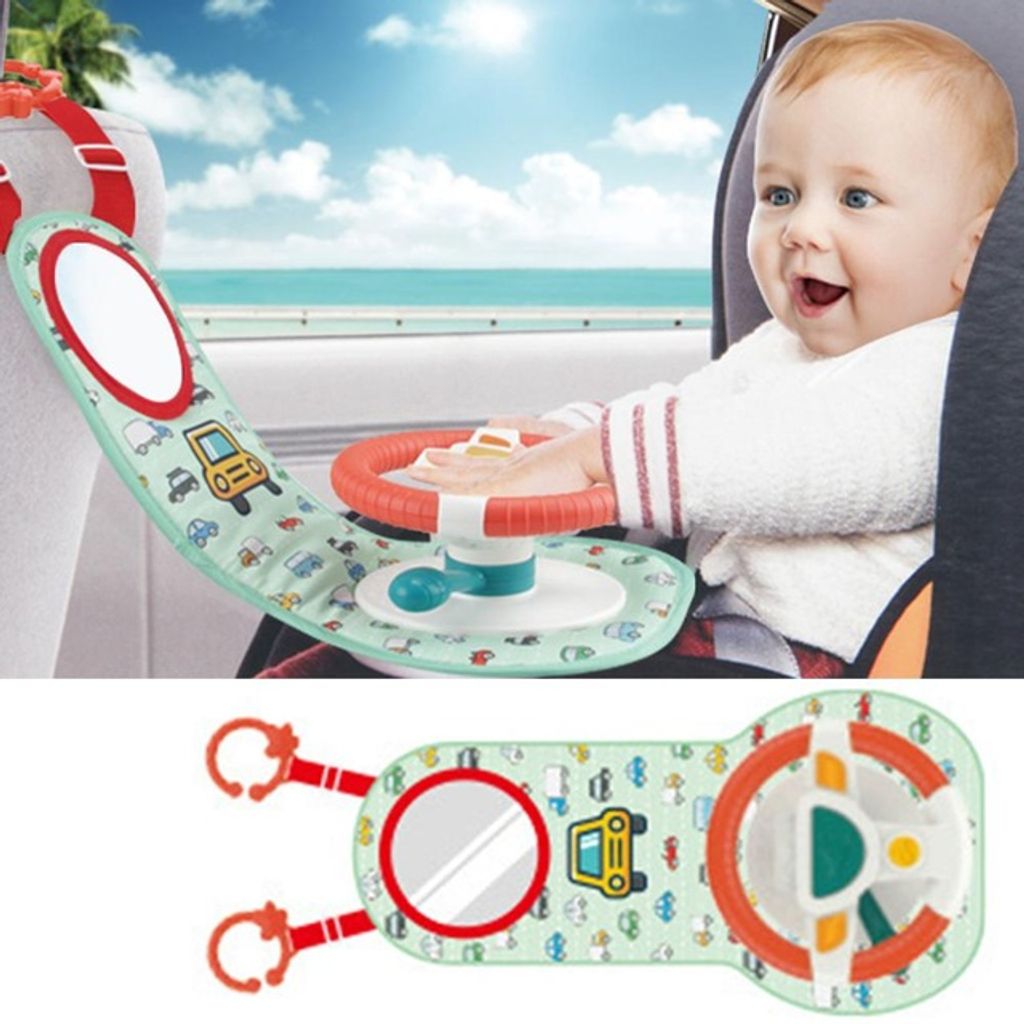 Baby Lenkrad Kleinkind Musikalisches Spielzeug Sound Kinder Simulator Fahren Car 