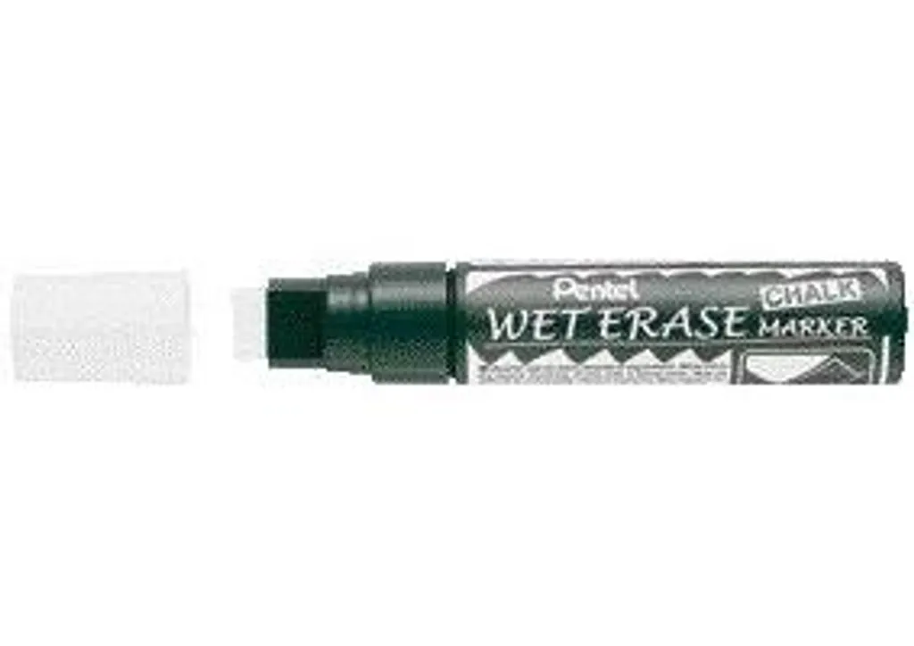 Marqueur craie pour vitrine et ardoise Weterase blanc - Boîte de 12 unités