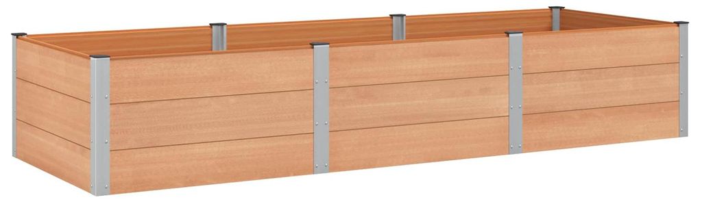 vidaXL Hochbeet Braun 300 x 100 x 54 cm