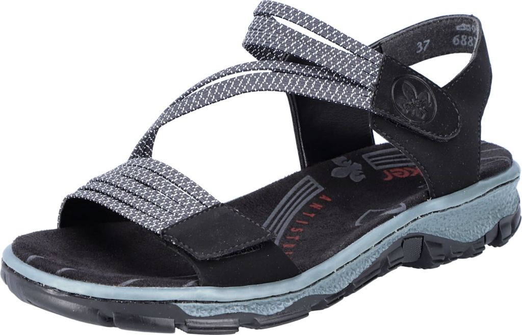 Rieker Trekkingsandalen - Graphitschwarz Kunstleder Größe: Produktbild 4