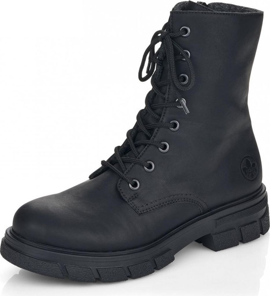 Rieker Schnürstiefel Schwarz