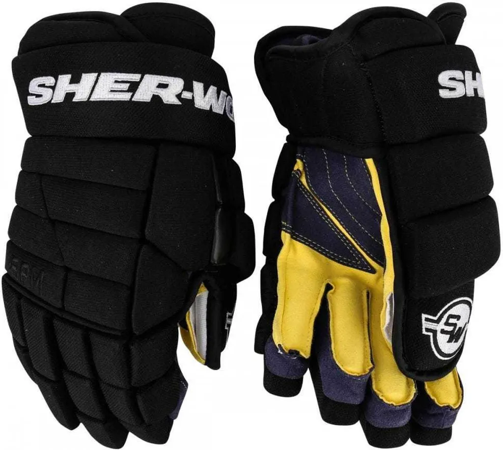 Gants de hockey sur glace Sherwood BPM 120 protection senior bleu 13