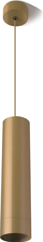 GU10 Hängeleuchte Zylinder Ø60mm x 250mm Deckenleuchte, Hängelampe, Pendelleuchte 1-Flammig Gold