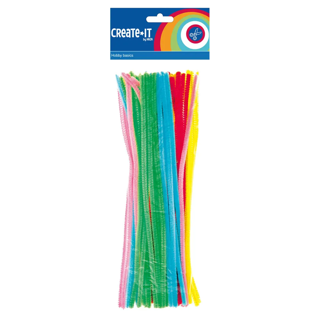 Filo di Ciniglia Create It Fluor 50 pz - Scovolini Colorati DIY