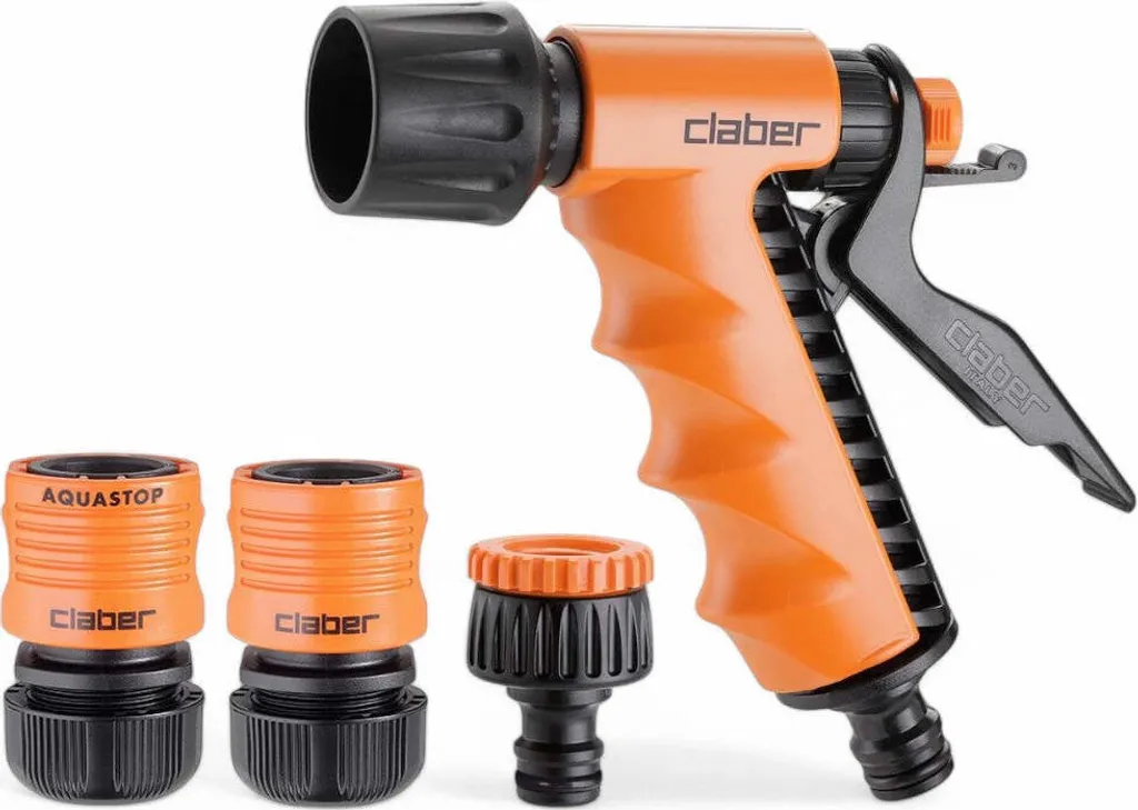 Pistolet à eau anti-fuite avec kit de raccordement 1/2 pour tuyau d'eau