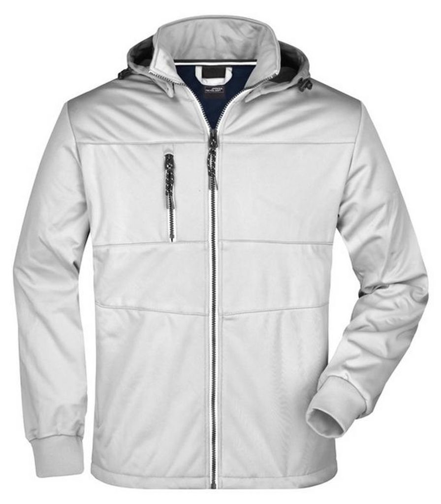 James and Nicholson - "Maritime" Jacke für Herren LT3271 (XL) (Weiß/Marineblau)