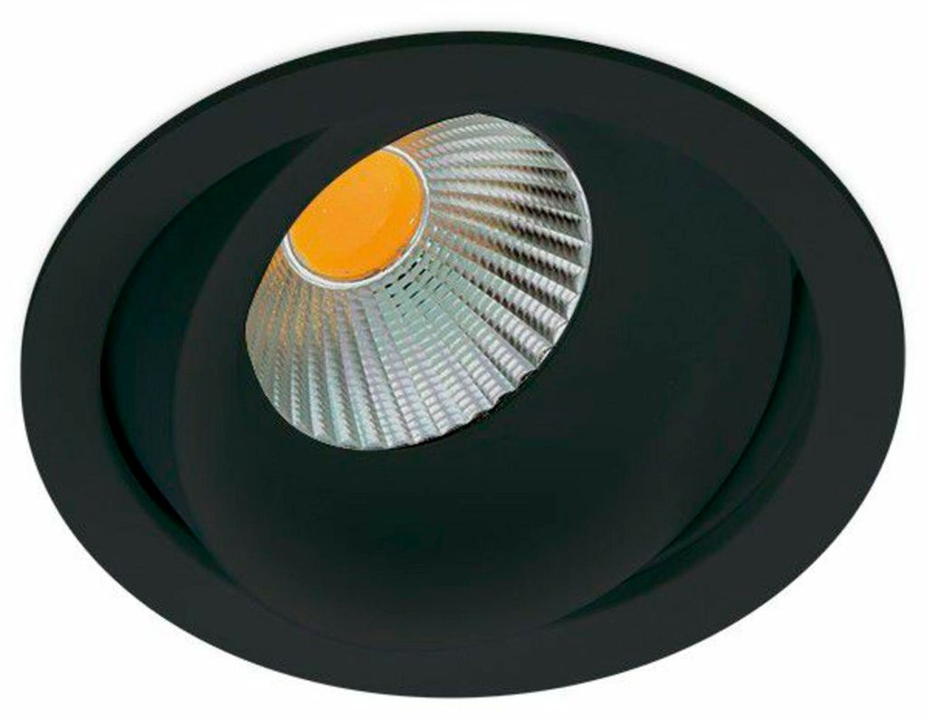 BPM Einbauleuchte Nokta 3120.03 schwarz seidenmatt 3120.BK.D40.3K