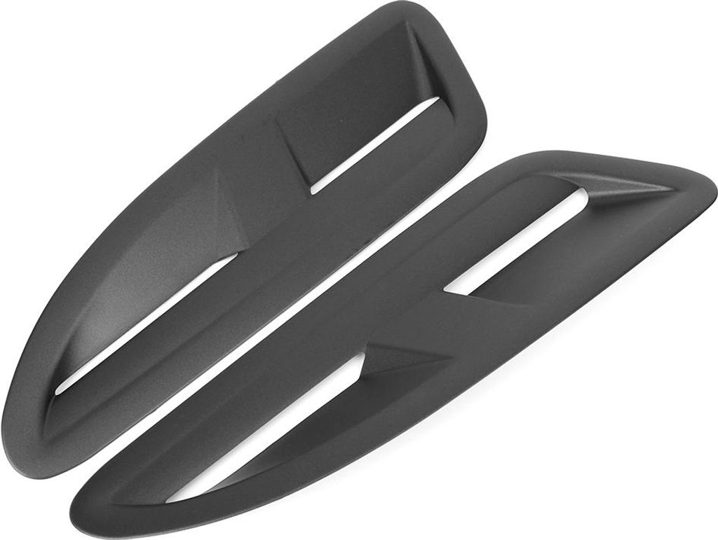 2 Stück Motorhauben-Entlüftungsöffnungen für Jaguar XKR-Stil, Auto-Umrüstung, passend für Mazda 3 MX5 RX8