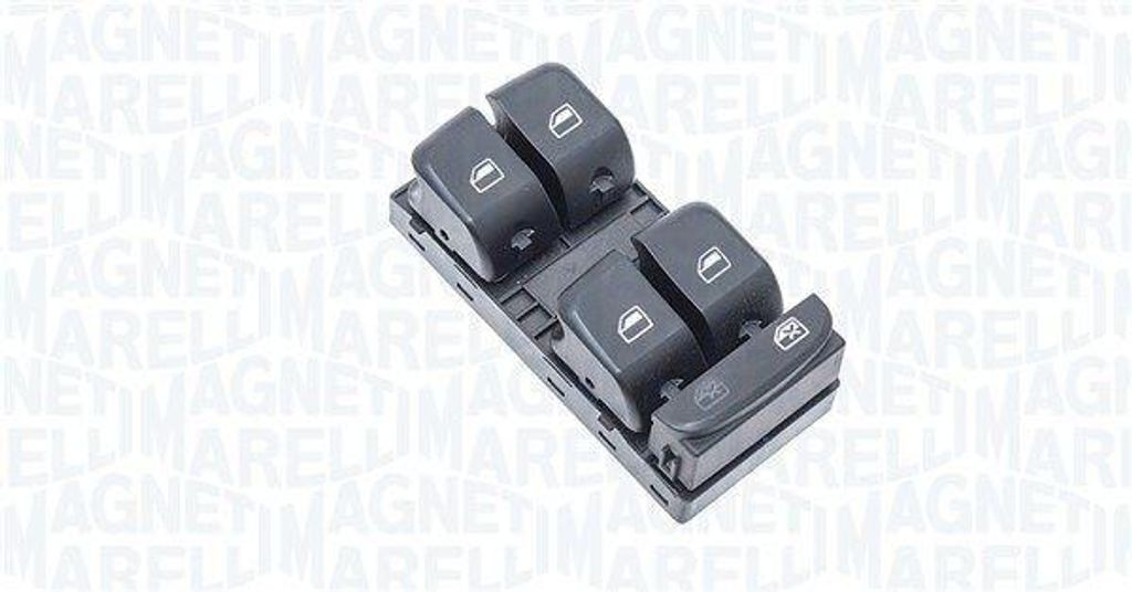 MAGNETI MARELLI 000051060010 Fensterheberschalter für AUDI A4 Avant (8K5, B8) Vorne Links Fensterheber Schalter
