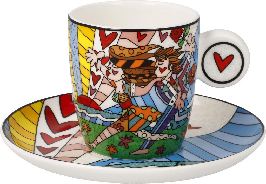 Goebel Romero Britto – filiżanka do espresso „Falling” Zdjęcie produktu 