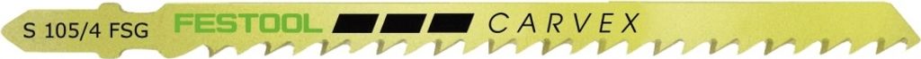 Festool 204327, Stichsägeblatt, Holz, Hartstahl (HCS), Gelb, 6 cm, 10,5 cm