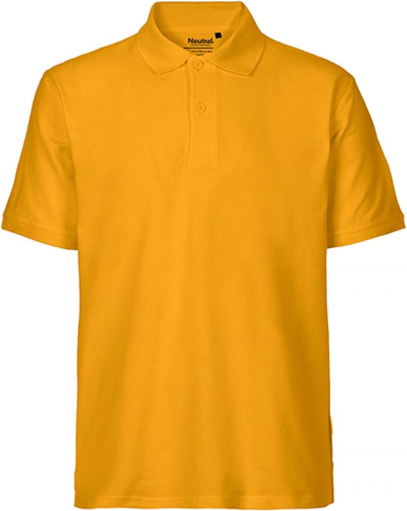 Neutral O20080 | Herren Classic Polo / 100% Fairtrade-Baumwolle - Farbe: Yellow - Größe: 3XL
