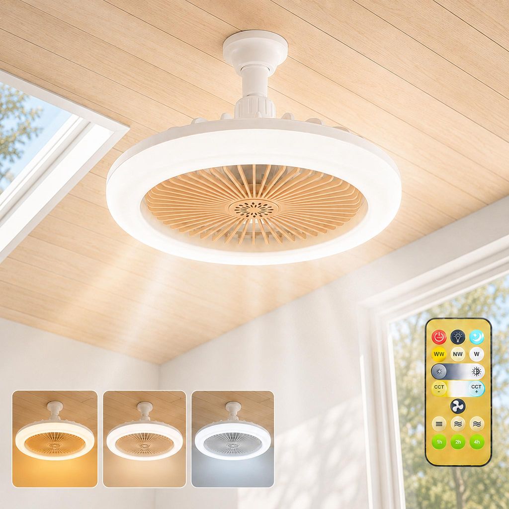 ventilatore da soffitto 30W con illuminazione e Immagine del prodotto 