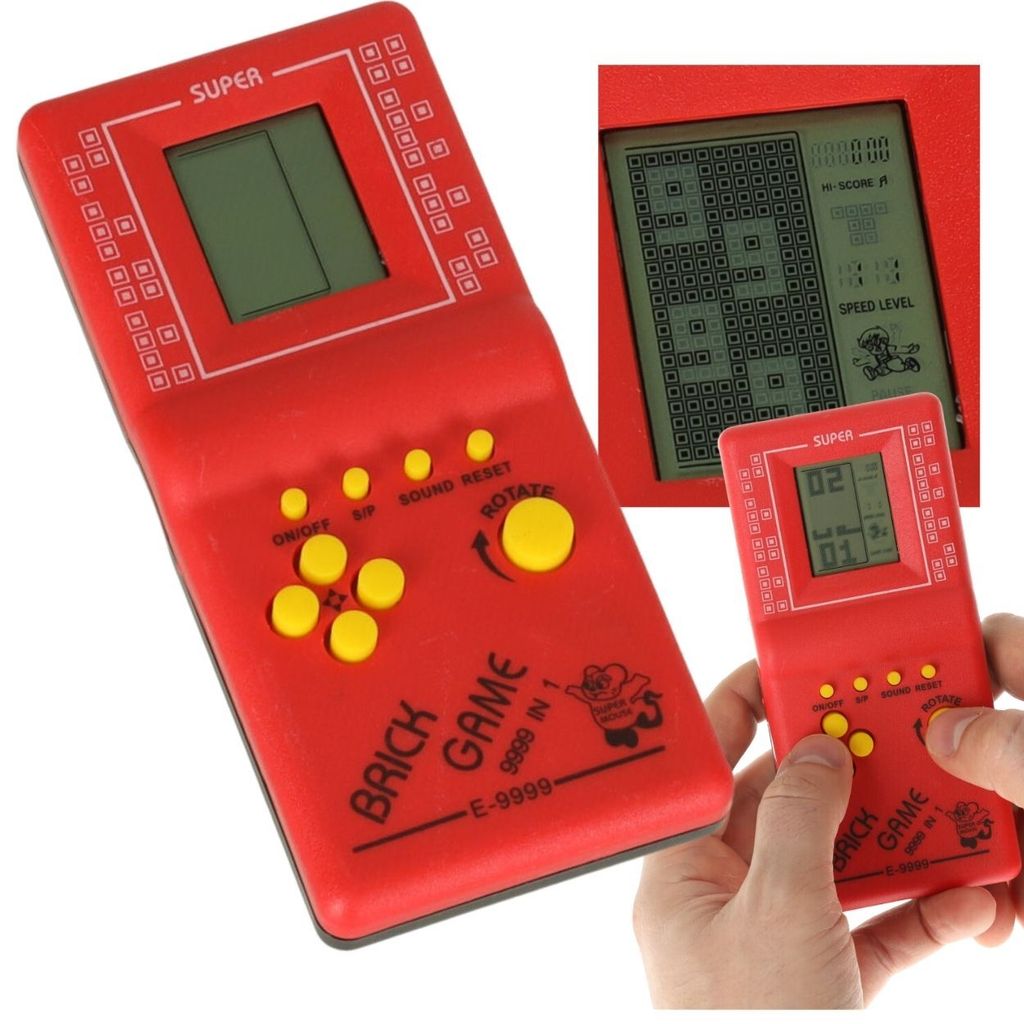 Aga Elektronisches Spiel Tetris 9999 in 1 Rot