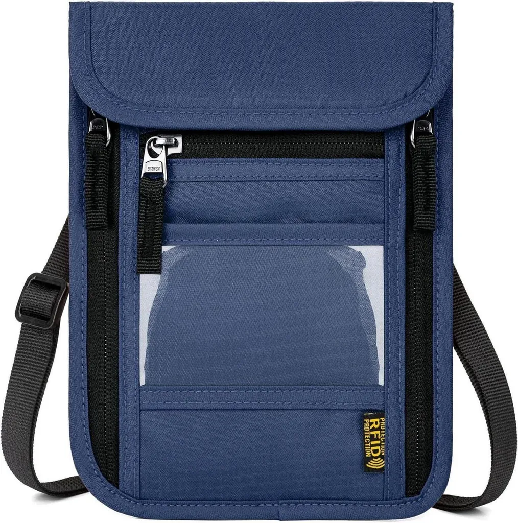 WACCET RFID Neck Wallet: Organizzatore Documenti Impermeabile