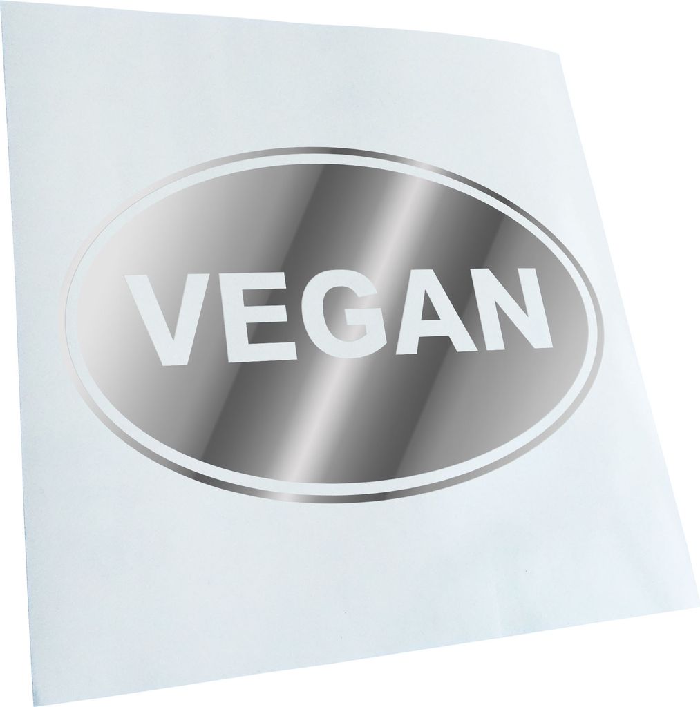 Kiwistar - Autoaufkleber - chrom - 30 x 19 cm - Vegan - Heckscheibenaufkleber - Aufkleber für Auto Kfz Fahrrad, LKW, Truck Mofa