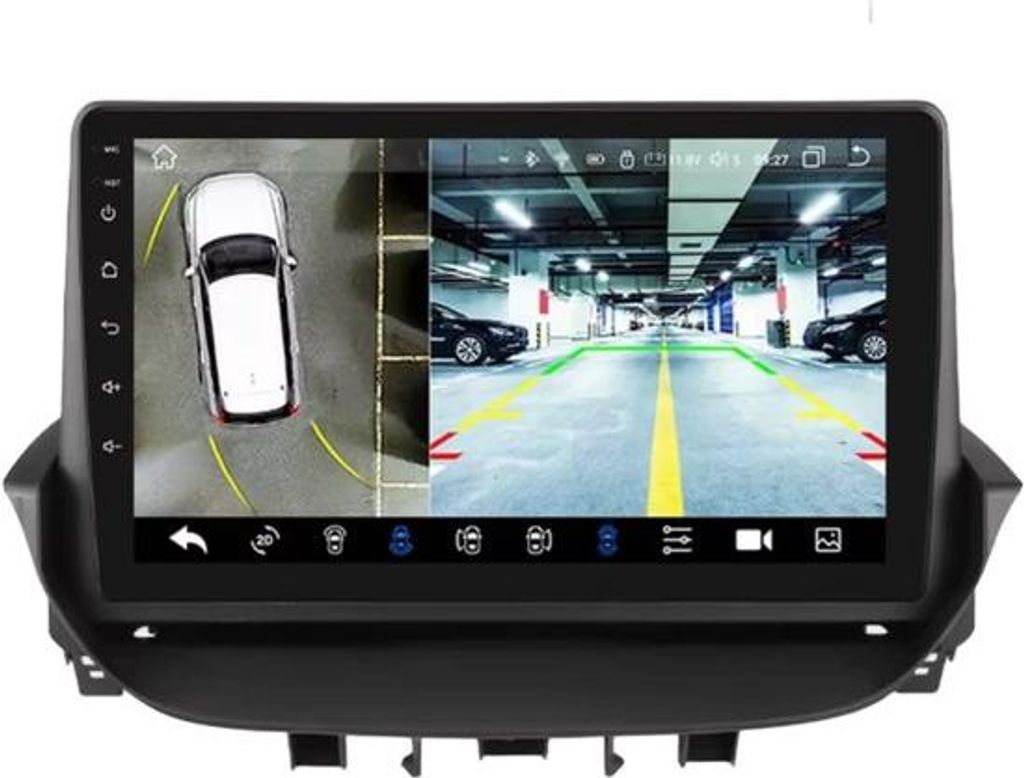 Autoradio mit Bluetooth und CarPlay für Renault Laguna 2 (2001–2007) – Kompatibel mit Apple und Android – Stereo – Navigation – S-Serie ...