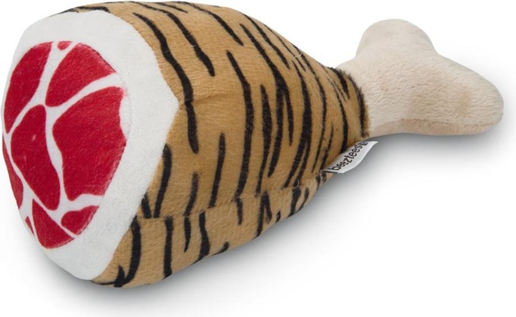 Beeztees Drumstick Tiger Hundespielzeug groß 22 x 11,5 x 10 cm