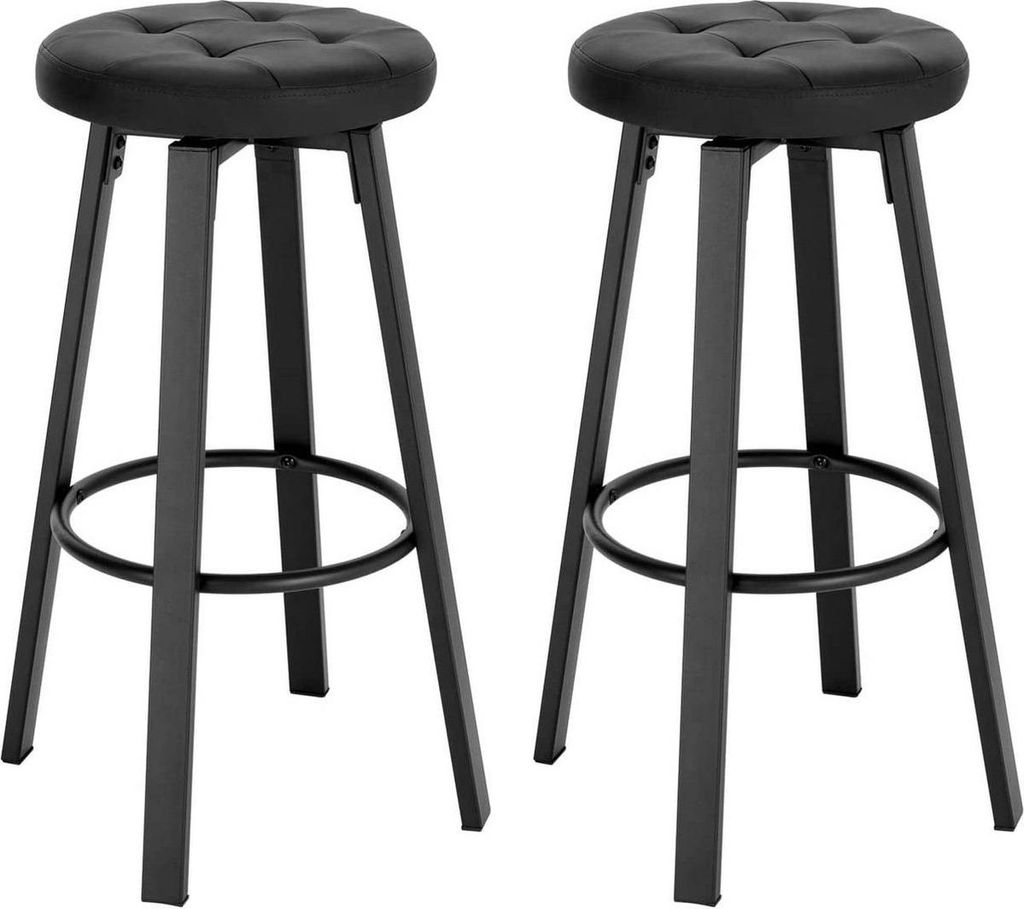 Barhocker – Anthrazit – Ergonomisch – Mit Rückenlehne – Produktbild 