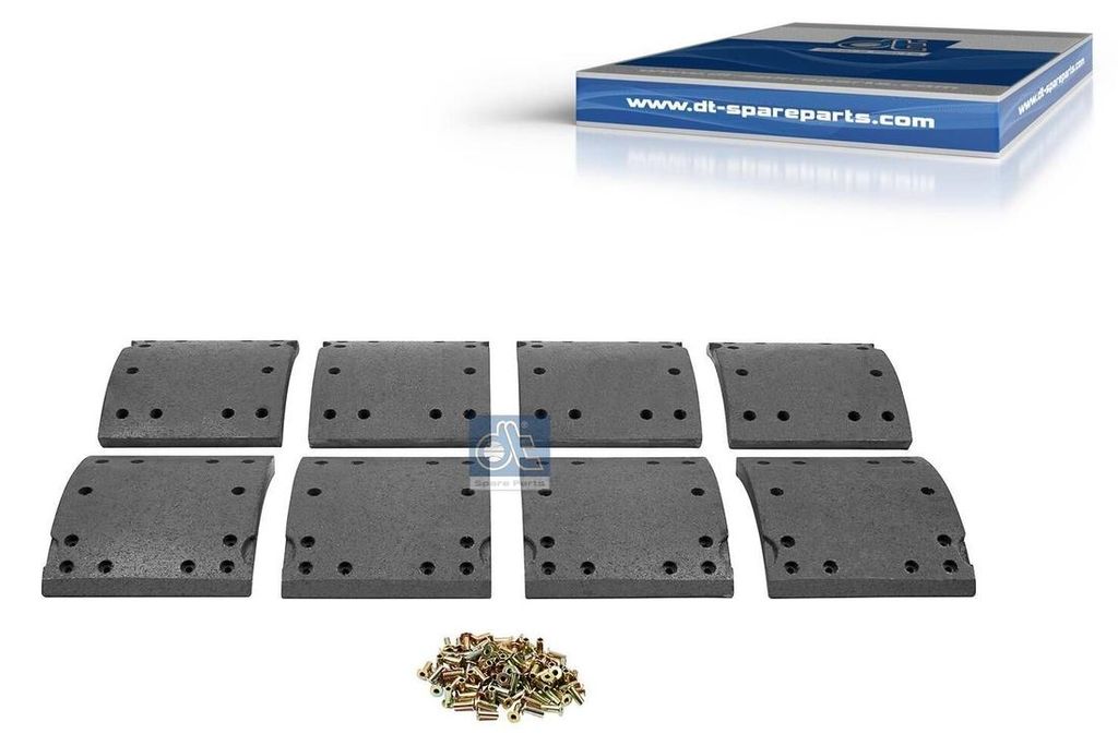 DT Spare Parts Bremsbelagsatz Trommelbremse 10.23001 Hinten 18,5mm 178mm