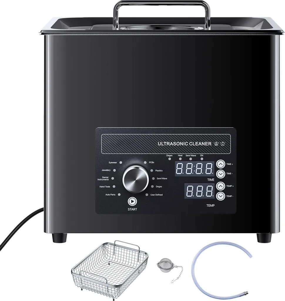 SucceBuy 10L Ultrasuoni Professionale: Vasca Inox 40kHz per Monete