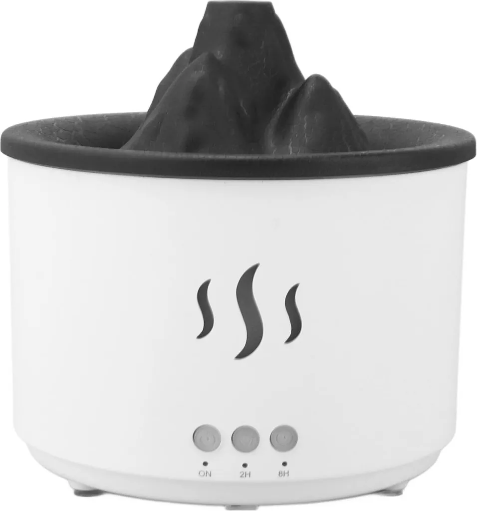 Humidificateur Volcan 500ml anti Air Sec et Stress avec Lumière LED