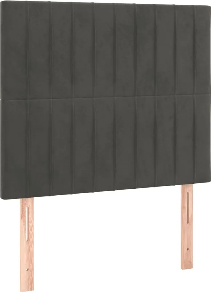 Scheda Tecnica SYFAX™ Testiera Letto Velluto Grigio 90x5x128 cm