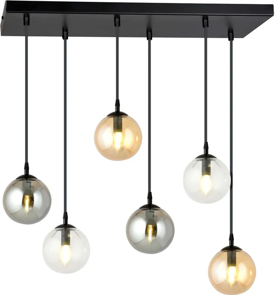 Lustre 6 Bras Cosmo - Solution pour Illuminer une Pièce Sombre avec Style