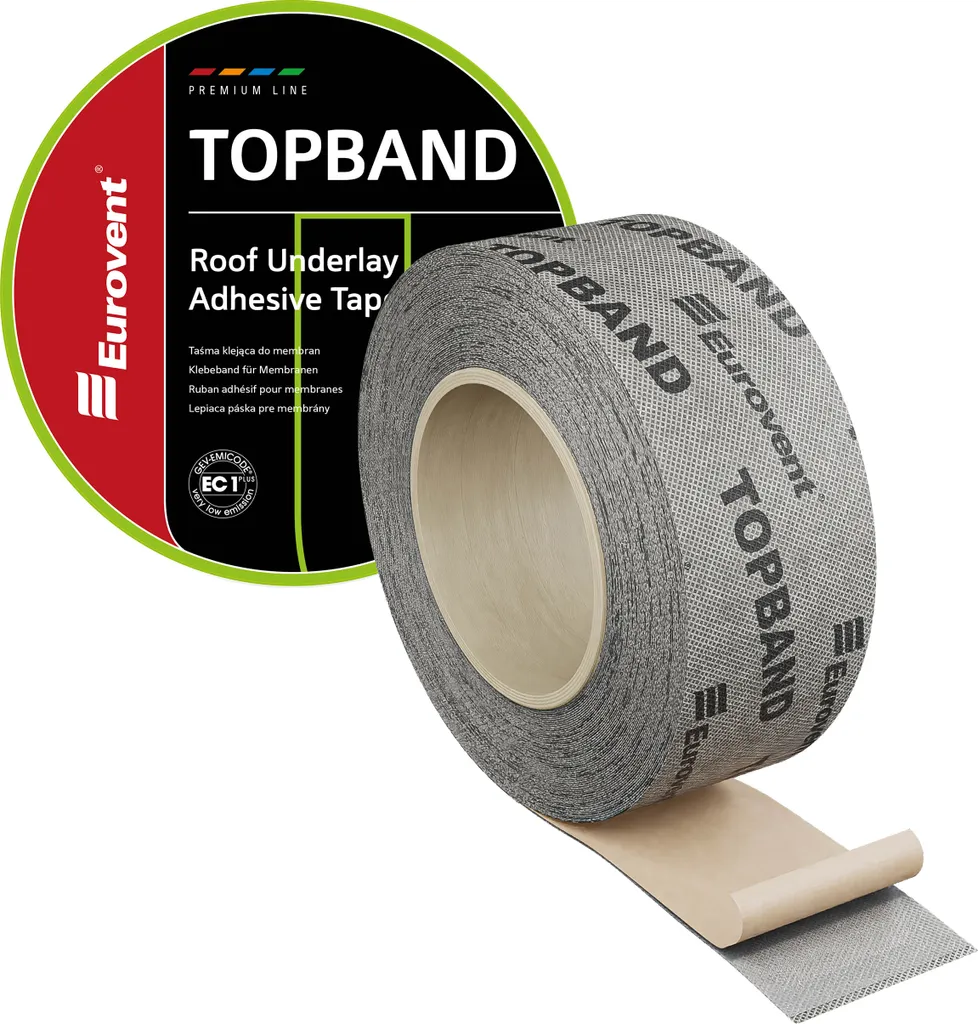 Ruban adhésif TOPBAND 50 mm : réparez et fixez sans trace en 25 mètres