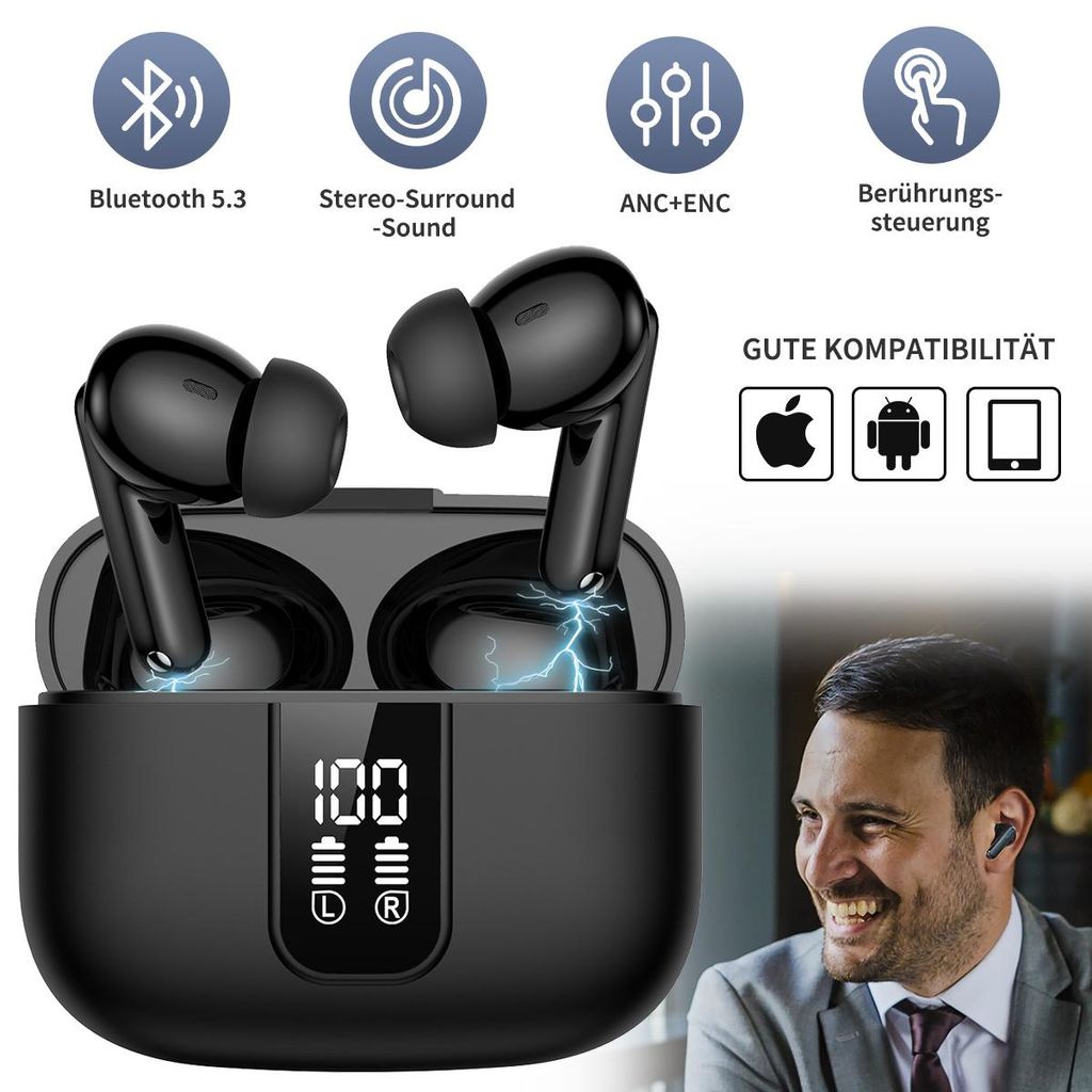 7MAGIC Bluetooth Kopfhörer Kabellos, In Ear Sport Ohrhörer Produktbild 