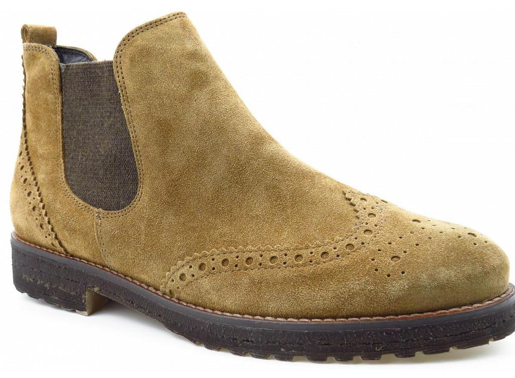 Paul Green Royal Suede camel Chelsea Boot Braun in Gr. 42
