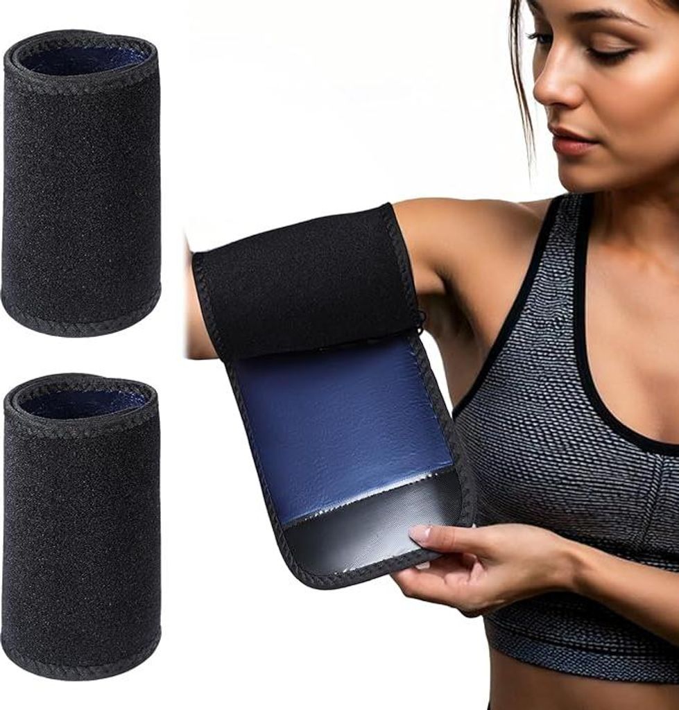2 Stš¹ck Sauna Armbandage Verstellbares Einstellbare Arm Gš¹rtel Arm Shaper Former Trimmer Slimming Arme Sport Fitness ?rmel Elastische Armtrai...