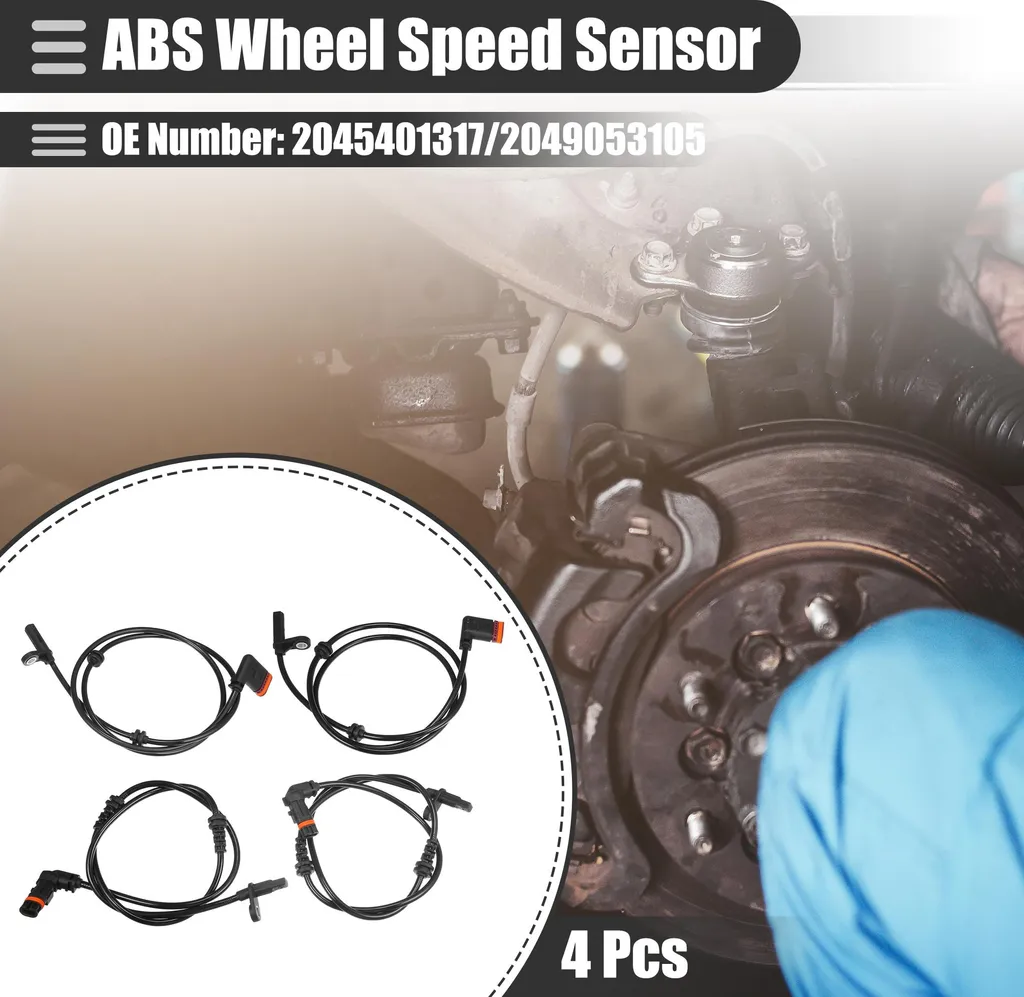 Capteur de Vitesse de Roue ABS pour Mercedes GLK350 - Pack de 4 Unités